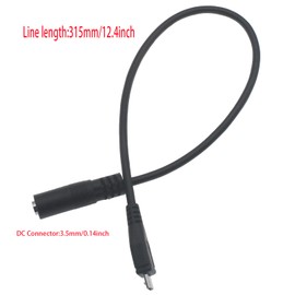 FDXGYH 1pcs Mini USB to 3.5mm Jack Audio Adapter Cable 3.5mm Female to 5 pin Mini USB Male Adapter Cable (Black)