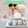 NANYEZH Acrylic Diaper Caddy, Baby Wipes Organizer for Changing Table,