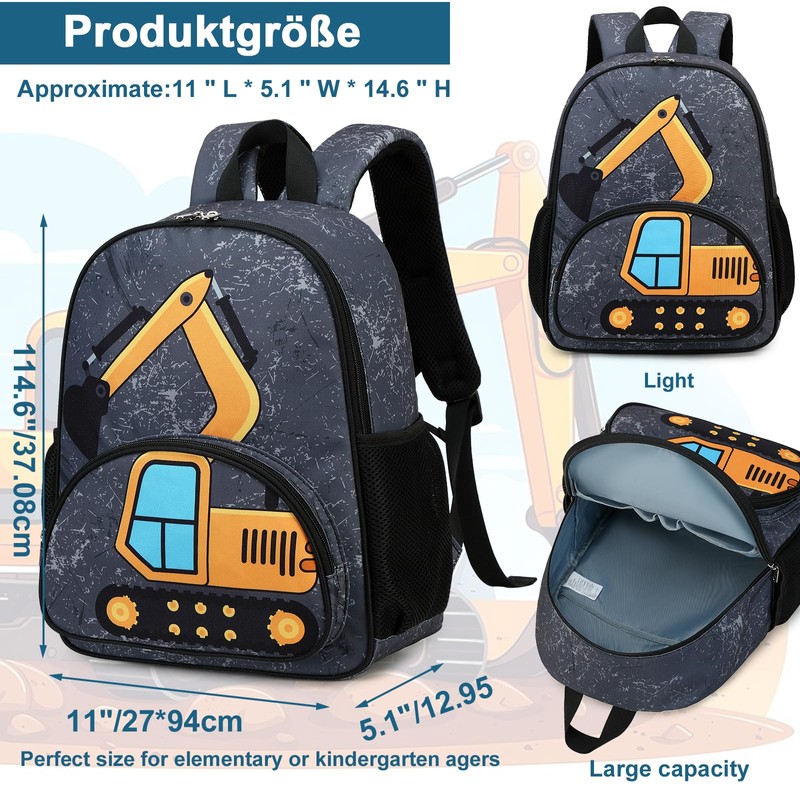 LEDAOU Children's Backpack for Boys Girls Kid Backpacks Preschool Nursery