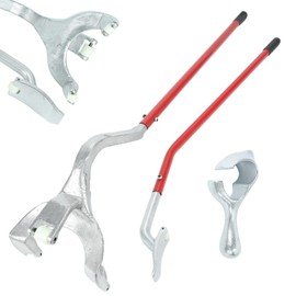 BLACKHORSE-RACING 17.5" to 24.5" Tire Changer Mount Demount Removal Tool Tubeless Truck Extra Bead Keeper Red