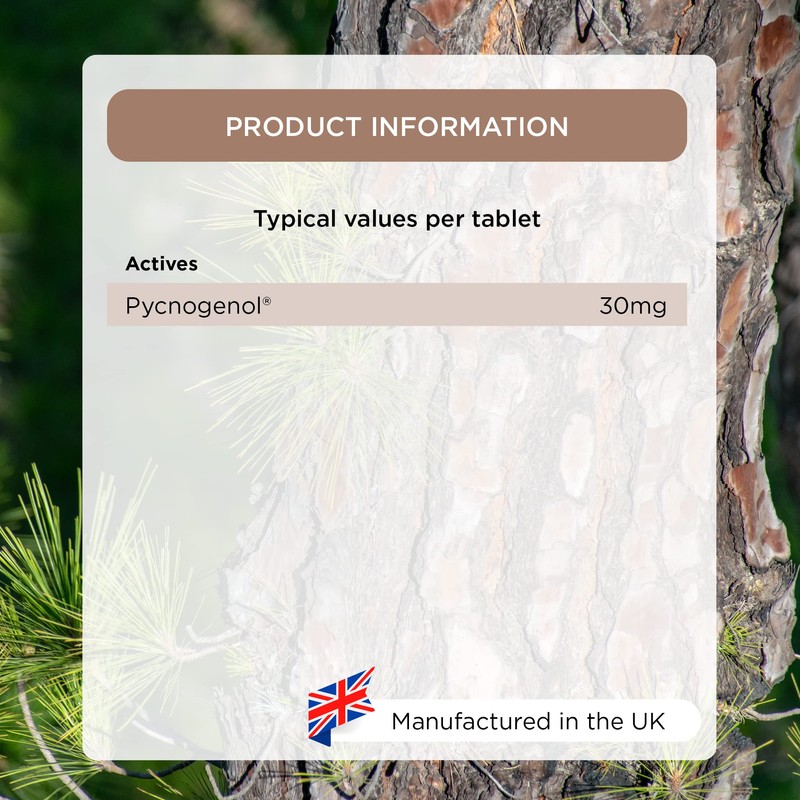 healthspan Healthspan Pycnogenol 30mg (60 Tablets) | French Maritime Pine