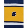 Urban Classics Unisex Scarf, Spaceblue/California ayellow/white