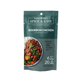 Savory Spice Bourbon Chicken Spice & Easy (3.55 oz) - Sticky-Sweet Bourbon Chicken Seasoning Mix & Marinade Meal Starter for Homemade Takeout