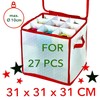 MIJOMA Storage Box, Organiser Box, Christmas Organiser for Christmas Tree
