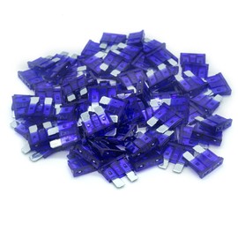 Fuselechada (80Pcs) 3 Amp Standard Fuse, 3A Car Blade Fuses for Car/RV/Truck/SUV/Motorcycle/Boat