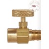 1/4" Brass Needle Valve - Made in the USA -