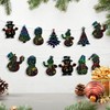 MACULPER Pack of 48 Christmas Scratch Pictures Scratch Pictures for