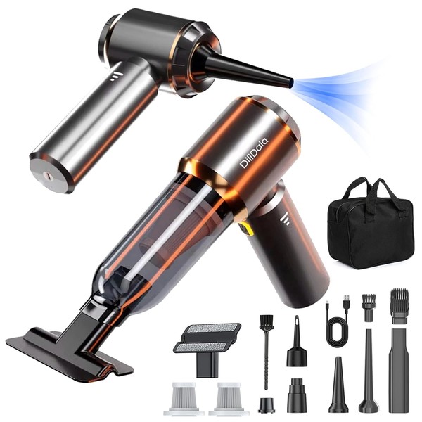 Aspiradora de Mano DiliDala 25000PA | Inalámbrica, Batería 10000mAh, 3