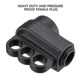 Miady 50AMP RV Replacement Female Plug with Easy Unplug Design, ETL Certified