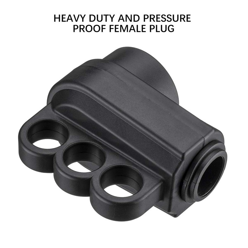 Miady 50AMP RV Replacement Female Plug with Easy Unplug Design,