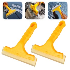 Shower Squeegee, Window Squeegee, Tile Wiper Squeegee, Water Squeegee, Shower Squeegee for Glass Doors, Walls, Pack of 2