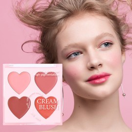 Makeup Blush Palette - Face Matte Contour Blush Makeup Palette - Smudge Proof Beauty Make Up Cosmetics for Performance Event Travel Vacation Wedding