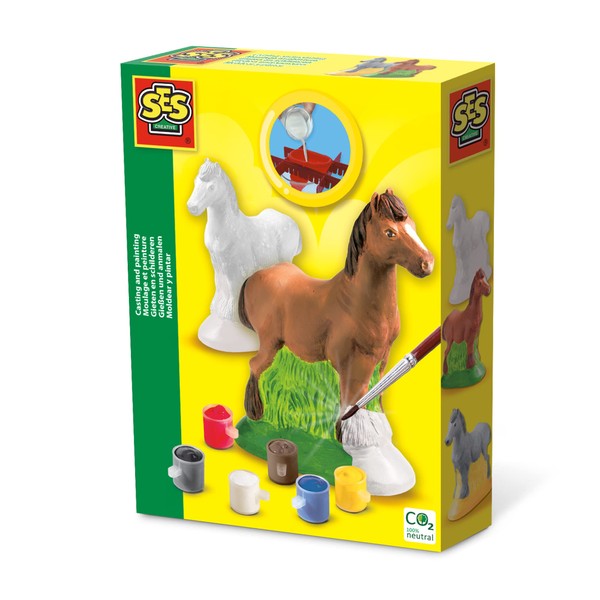 SES 01211 Children's Horse Casting and Painting Set for 5