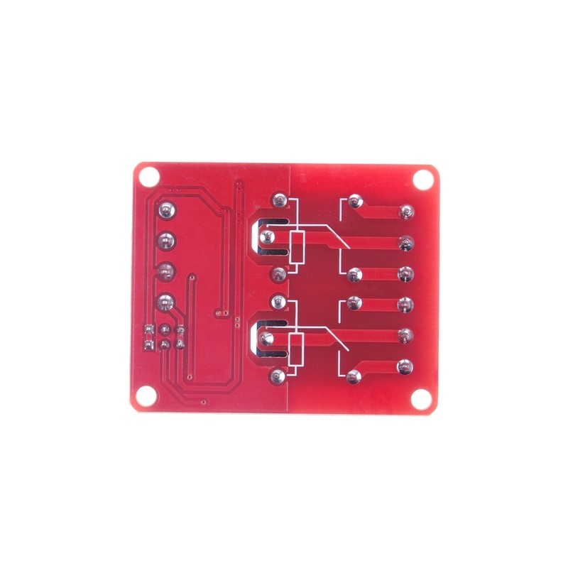 KNACRO 2-Channel 24V Relay Module High Low Level Triggering Optocoupler