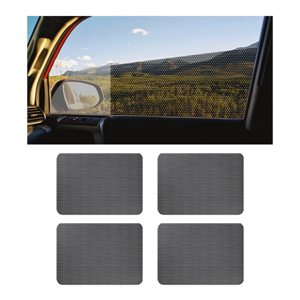Wevdn 4PCS Car Side Window Sunshade, Static Cling Films Stickers