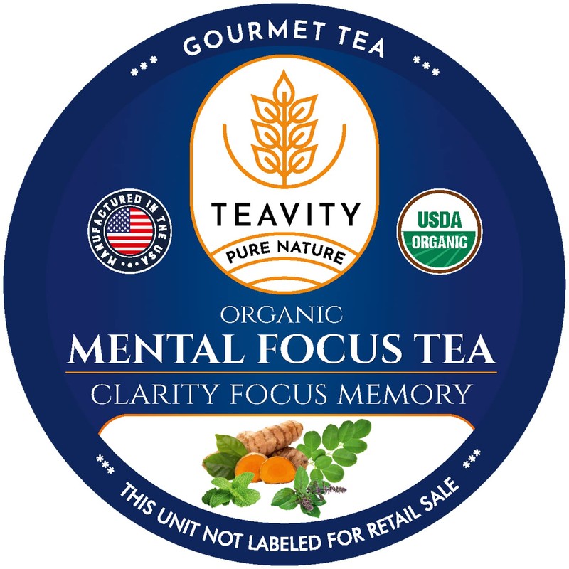 Organic Tea Pods with Moringa, Pepeppermint, Holy Basil & Turmeric