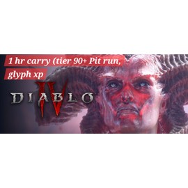 Diablo 4 Season 7 Power Leveling 1hr PIT Runs Tier 90 + Glyphs Exp+Capstone