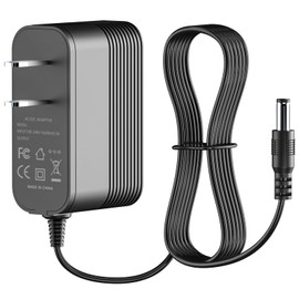 12V Charger for Audio Technica AT-LP60X Turntable, Power Cord for Audio-Technica AT-LP60X-BK AT-LP60X-BW AT-LP60XBT-RD AT-LP120XUSB-BK Direct-Drive Turntable Record Player Power DC Adapter