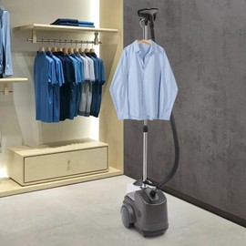 Professional Steamer for Clothes, 110V 1500W Garment Steamer Adjustable Steam Temperature Fabric Steamer for Clothes Clothing Steamer 3L Large Water Tank (Grey)