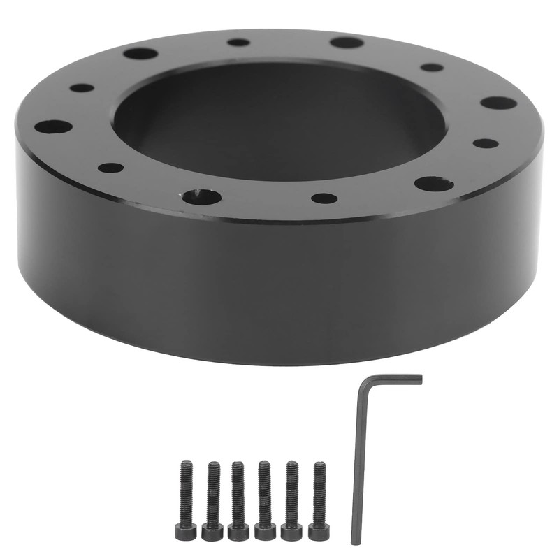 STEERING WHEEL SPACER ALUMINUM ALLOY 1IN INCREASE HEIGHTEN PAD ADAPTER