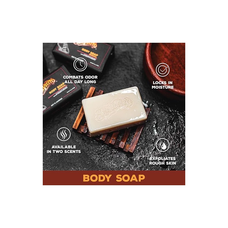 Suavecito- Paquete de elementos esenciales con aroma exclusivo de pomada: