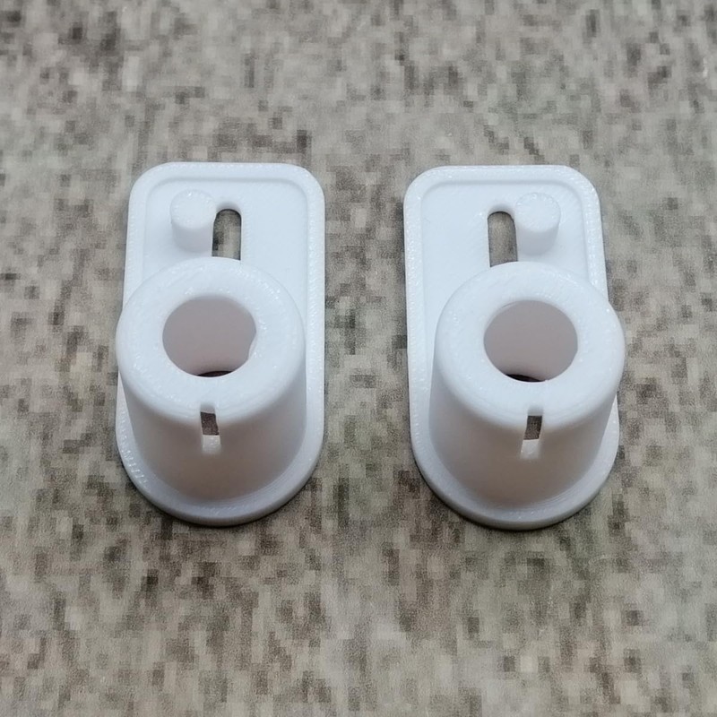 ULEIVA Replacement Hinge White Pack of 2 Door Hinges Compatible