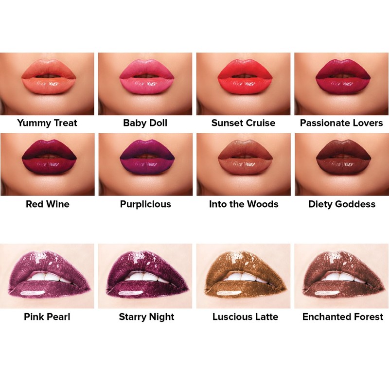 Sistar Sexy Lip Paint Cream Lip Gloss, Creamy and Rich,