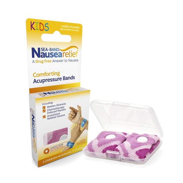 Sea-Band Anti-Nausea Acupressure Wristband for Motion & Morning Sickness, Child,