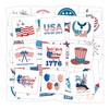 4th of July Decorations Temporary Tattoos -80Pcs America,Red White and