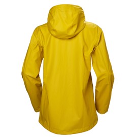 Helly Hansen Women's Moss Hooded Waterproof Windproof Raincoat, 344 Essential Yellow, Small