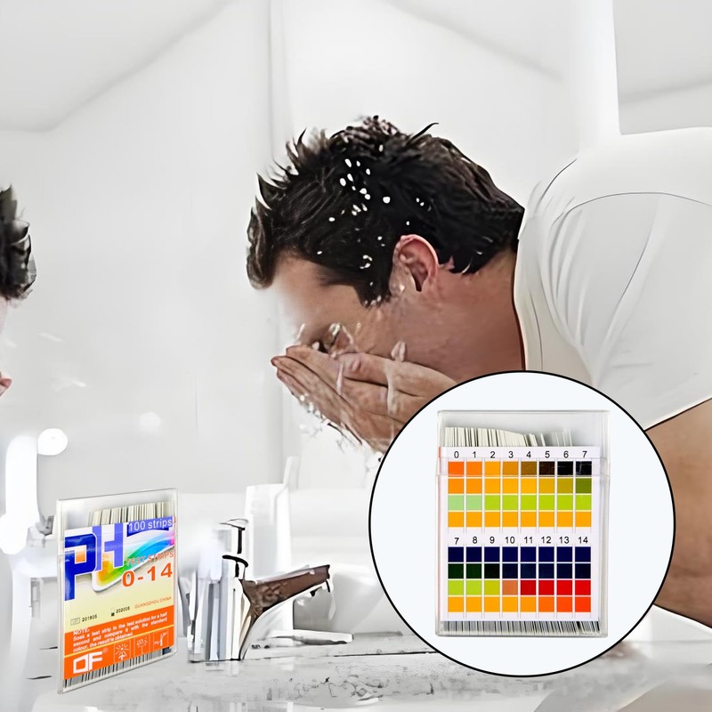Pack of 100 pH Test Strips, Urine Acid Base Value