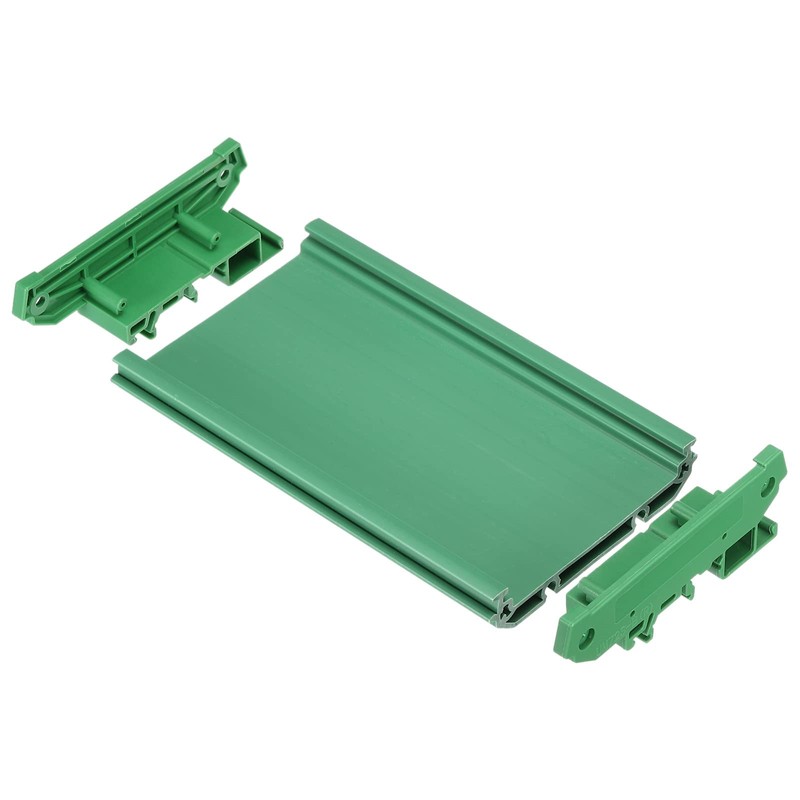 sourcing map DIN Rail Support for PCB Housing Bracket 135