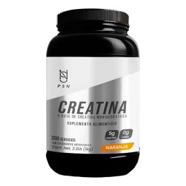 Creatina Monohidratada En Polvo Psn 1kg Sabores Naranja                                                                                               