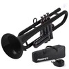 PAMPET Professional Plastic Bb Trumpet Standard Trumpet Set for Student