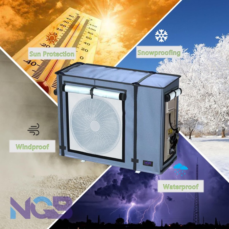 NGB Mini Split Cover, Outdoor Unit Cover for Air Conditioning