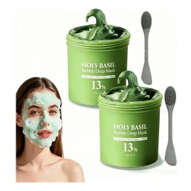 Mascarilla De Arcilla Para Cara, Holy Basil Bubble Deep Clea
