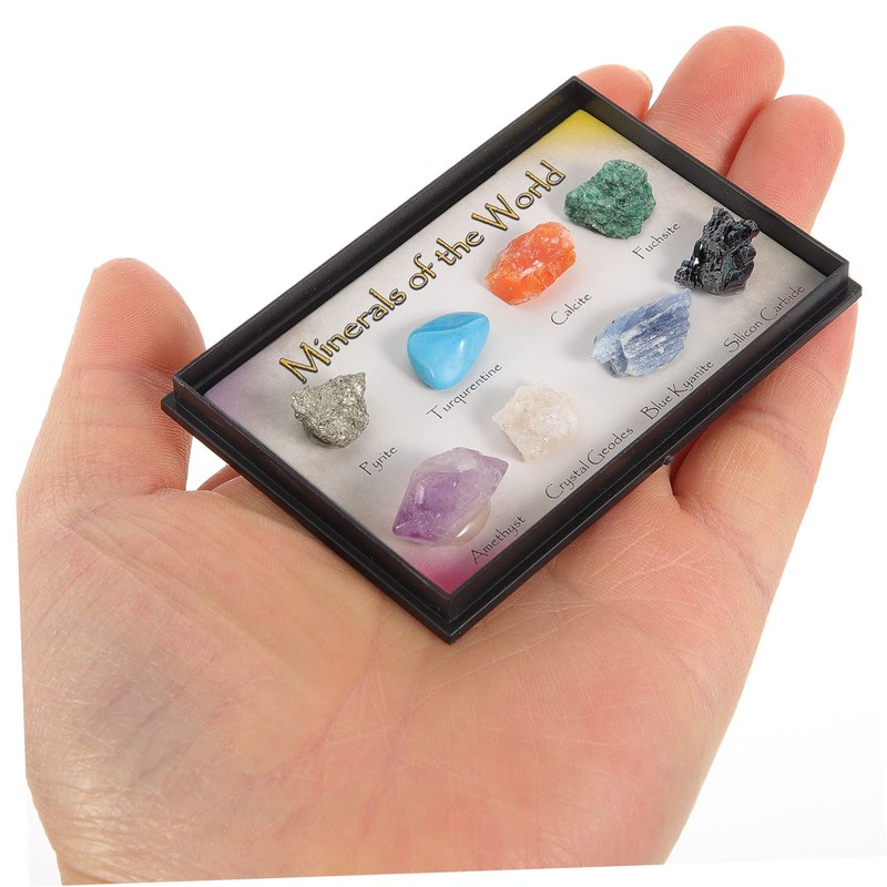 ULTECHNOVO 1set Natural Stone Specimen for Educational Use Unique Irregular