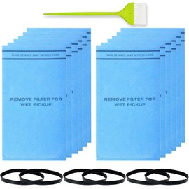 12 Pack Wet Dry Vac Filter Bags Replacement for Stinger MultiFit VF2000 / WORKSHOP WS01025F / Craftsman 9-38737, compatible with Select 2-1/2-Gallon to 5-Gallon Stinger Husky Bucket Head Shop Vacuums