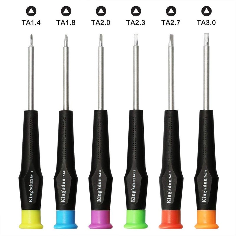 Fixinus Full Triangle Head Screwdriver Set For Electronic Toys, 7-Piece
