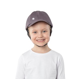Ribcap Medical Helmet for Kids | Platin Baseball Cap with Chin Strap | Midi/Maxi 19.5-21.5” | Soft Protective Helmet for Epilepsy | Protective Helmet for Seizures | Fashionable and No Stigma