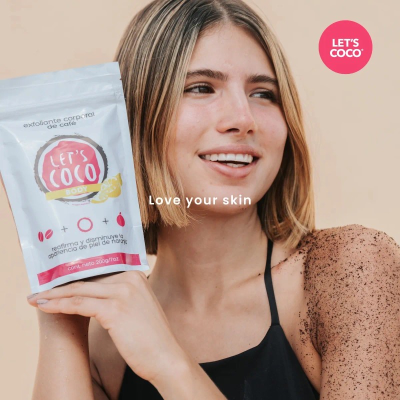 Let´s Coco | Exfoliante Natural De Café Anti-celulitis Bolsa