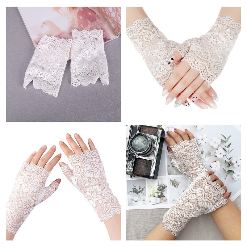 Coollooda Women's Summer UV Protection, Lace Arm Cover, UV Protection,