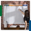 Lincia Extra Large Project Management Make Ready White Board Kit,