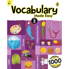 Vocabulary Made Easy Level 2: fun, interactive English vocab builder, activity & practice book with pictures for kids 6+, collection of 1000+ everyday words| fun facts, riddles for children, grade 2