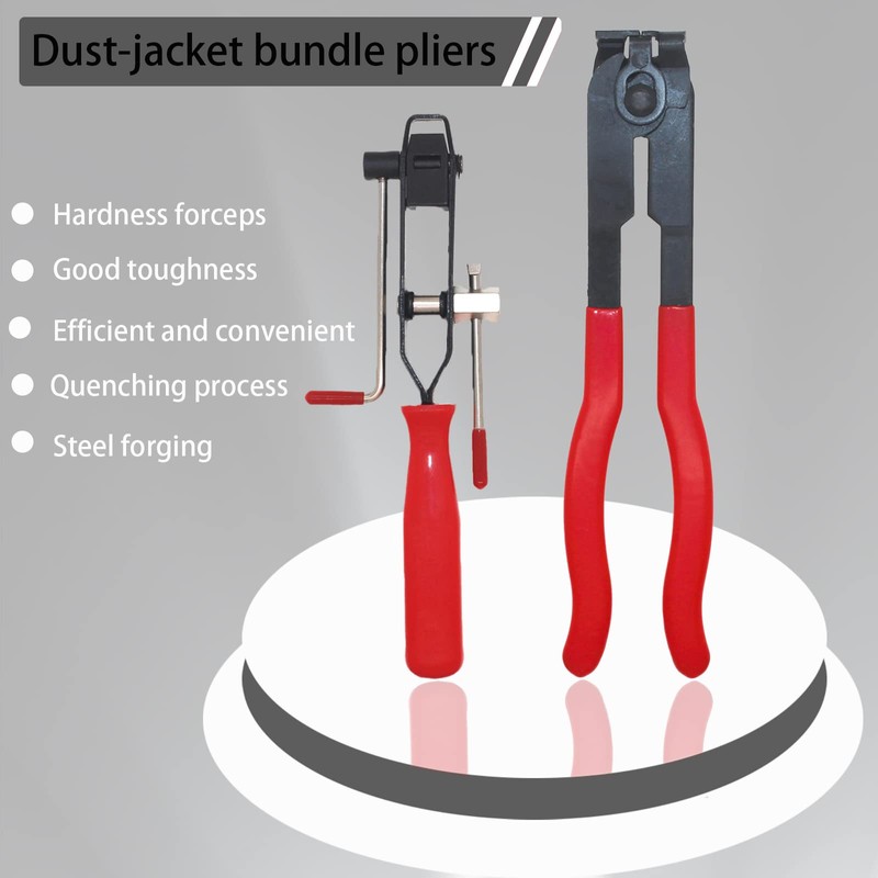RUITONDA 22-Piece Universal CV Joint Boot Clamp Pliers Kit with