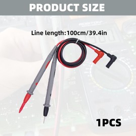 Multimeter Leads 1 Pair Multimeter Test Leads 1M, Cat III 1000V / 10A Test Leads For Fluke Multimeter Leads For Fluke For Digital Multimeters Electronic Clamp Meter Test Lead