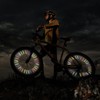 GeeRic 72PCS Bike Spoke Reflector, Waterproof Bicycle Wheel Spoke Reflector