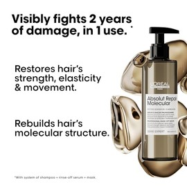 L'Oréal Professionnel SE Absolut Repair Molecular Professional Rinse-off Serum