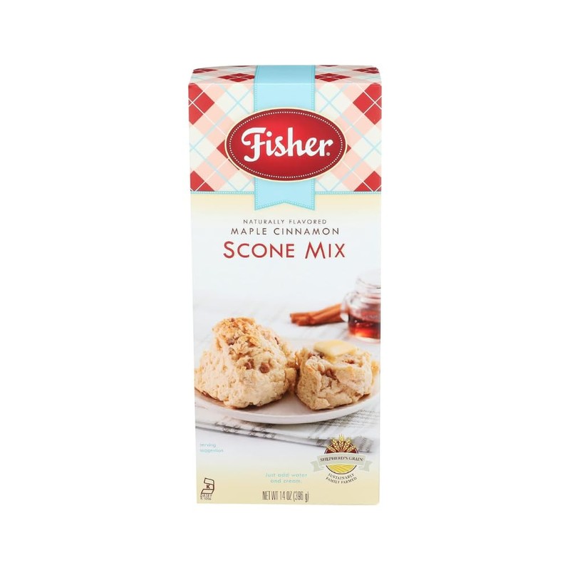 Fisher Scones, 1 Cranberry Orange, 1 Original, 1 Maple Cinnamon