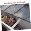 WHAMVOX Aluminum Alloy Gutter Holder Heavy-Duty Rain Gutter Bracket for